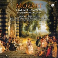 Mozart. Clarinet Concerto, Flute/harp - okładka płyty