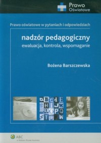 Nadzór pedagogiczny, ewaluacja, - okładka książki