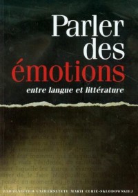 Parler des emotions entre language - okładka książki