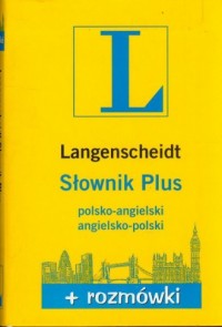 Słownik Plus rozmówki polsko-angielskie, - okładka książki