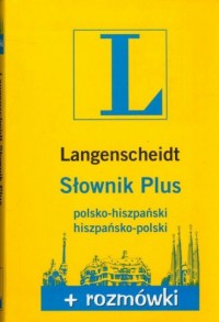 Słownik Plus rozmówki polsko-hiszpańskie, - okładka podręcznika