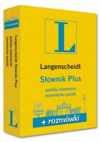 Słownik Plus rozmówki polsko-niemieckie, - okładka książki