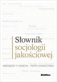 Słownik socjologii jakościowej - okładka książki