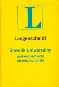 Słownik uniwersalny polsko-niemiecki, - okładka książki