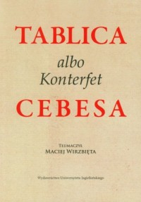 Tablica albo Konterfet Cebesa - okładka książki