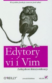 Edytory vi i Vim. Leksykon kieszonkowy - okładka książki