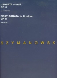 I sonata c-moll op 8 na fortepian - okładka książki