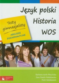 Język polski. Historia. WOS. Testy - okładka podręcznika