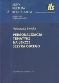 Personalizacja tematyki na lekcji - okładka książki