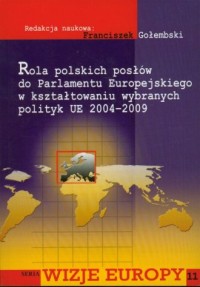 Rola polskich posłów do Parlamentu - okładka książki