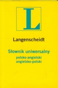 Słownik uniwersalny polsko-angielski, - okładka podręcznika