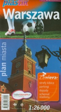 Warszawa. Plan miasta (1:26 000) - okładka książki