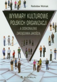 Wymiary kulturowe polskich organizacji - okładka książki