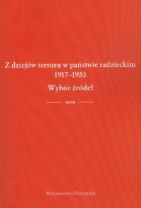Z dziejów terroru w państwie radzieckim - okładka książki