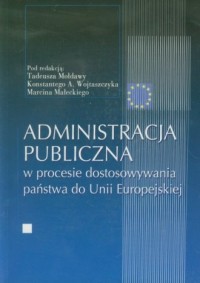 Administracja publiczna w procesie - okładka książki