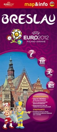 Breslau Wrocław Euro 2012. Mapa - okładka książki