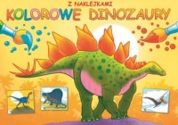 Kolorowe dinozaury - okładka książki