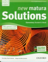 New Matura. Solutions. Elementary - okładka podręcznika