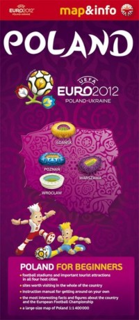 Poland Polska Euro 2012. Mapa i - okładka książki