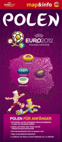 Polen Polska Euro 2012. Mapa i - okładka książki
