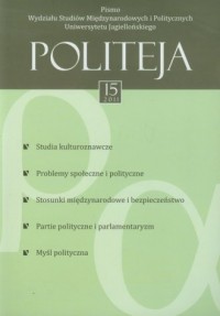 Politeja nr 15/1/2011 - okładka książki