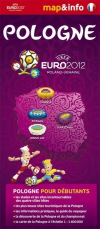 Pologne Polska Euro 2012. Mapa - okładka książki
