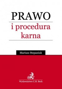 Prawo i procedura karna - okładka książki