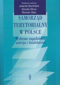 Samorząd terytorialny w Polsce - okładka książki