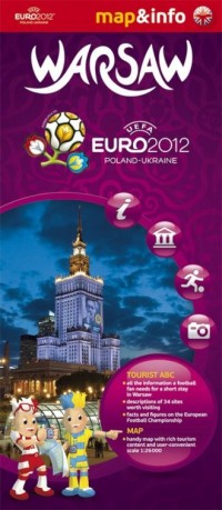 Warsaw Warszawa Euro 2012. Mapa - okładka książki