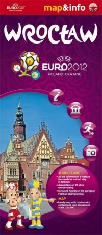 Wrocław Euro 2012. Mapa i miniprzewodnik - okładka książki