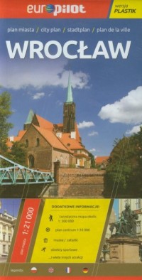 Wrocław. Plan miasta (1:21 000) - okładka książki