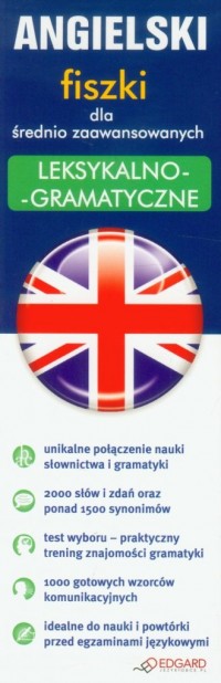 Angielski. Fiszki leksykalno-gramatyczne - okładka podręcznika