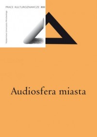 Audiosfera miasta - okładka książki
