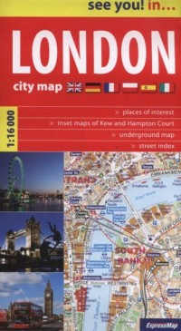 London city map - okładka książki