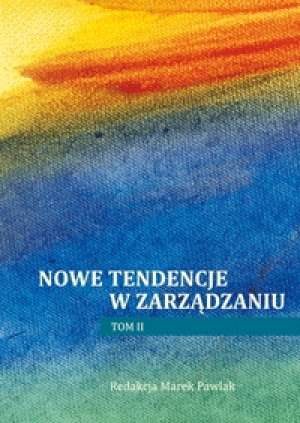 Nowe tendencje w zarządzaniu. Tom - okładka książki