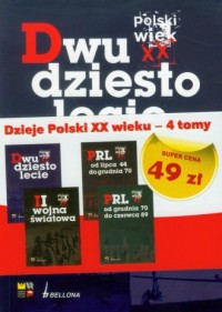 Polski wiek XX. KOMPLET 4 TOMÓW - okładka książki