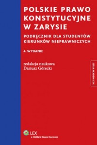 Polskie prawo konstytucyjne w zarysie - okładka książki