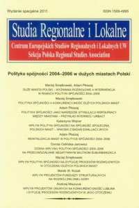 Studia Regionalne i Lokalne - okładka książki
