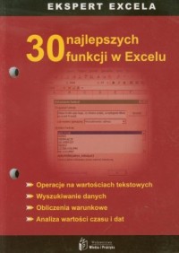 30 najlepszych funkcji w Excelu - okładka książki