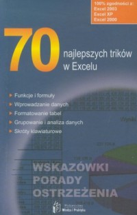 70 najlepszych trików w Excelu - okładka książki