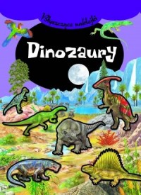 Dinozaury. Błyszczące naklejki - okładka książki