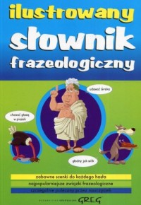 Ilustrowany słownik frazeologiczny - okładka książki