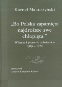 Bo Polska zapamięta najdroższe - okładka książki
