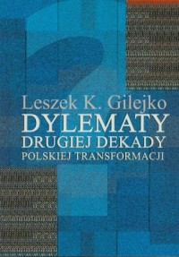 Dylematy drugiej dekady polskiej - okładka książki