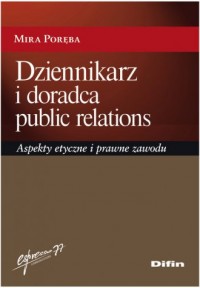 Dziennikarz i doradca public relations. - okładka książki
