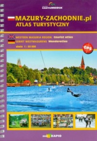 Mazury-Zachodnie. pl. Atlas turystyczny - okładka książki