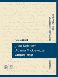 Pan Tadeusz Adama Mickiewicza. - okładka książki