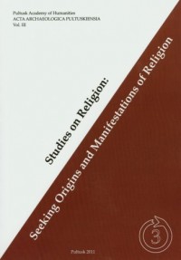 Studies on religion - okładka książki