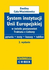 System instytucji Unii Europejskiej - okładka książki