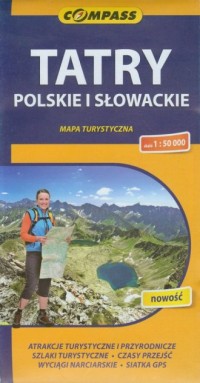 Tatry Polskie i Słowackie. Mapa - okładka książki